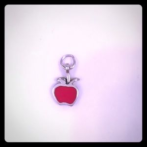 Sterling silver apple charm
